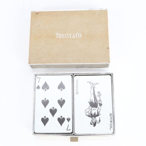 Tiffany & Co. Accessories - Tiffany & Co Playing Card Set With Case Card Game Board Game Hobby Toy Miscellan